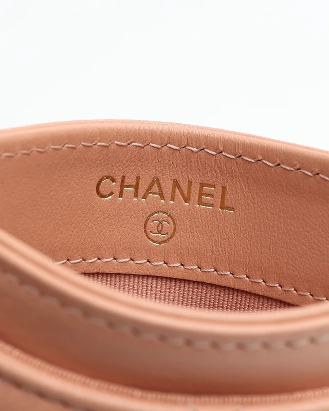 Chanel Coco Mark Chain Card Holder in Leather from A Retro Tale, photo 6 of 8