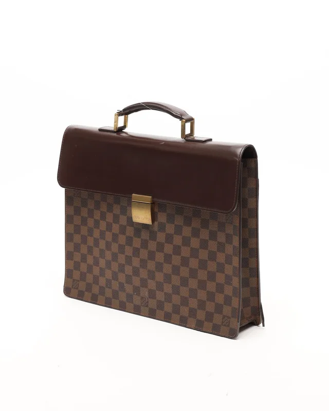 Louis Vuitton Damier Ebene Altona GM Briefcase in Brown from A Retro Tale, photo 2 of 11