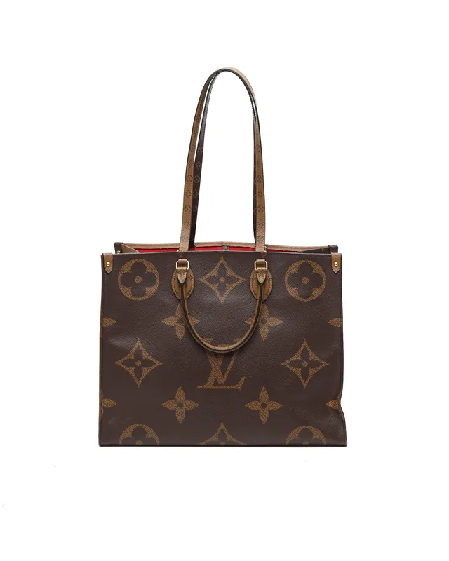 Louis Vuitton Reverse OnTheGo GM Tote Bag in Coated canvas from A Retro Tale