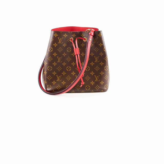 Louis Vuitton Neo Noe Bucket Monogram Red in Red Canvas from The Purse Affair