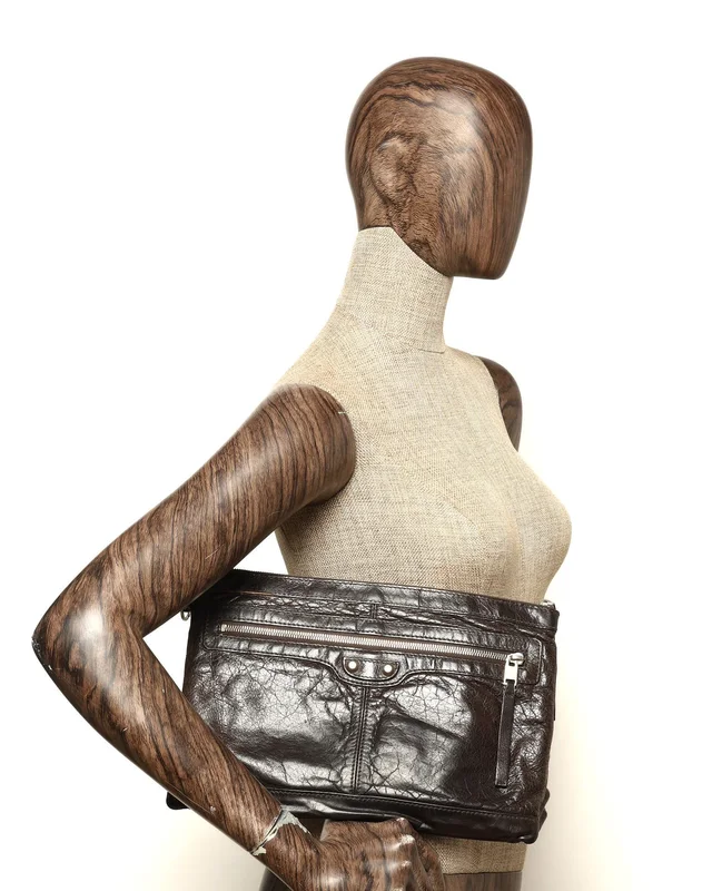 Balenciaga City Clip Clutch Bag in Canvas from A Retro Tale, photo 12 of 12