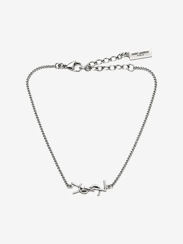 Silver YSL chain bracelet in Silver from Sign of the Times