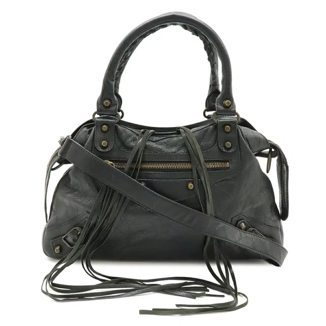 Balenciaga The Town Leather 2way Bag in Leather from LuxUness