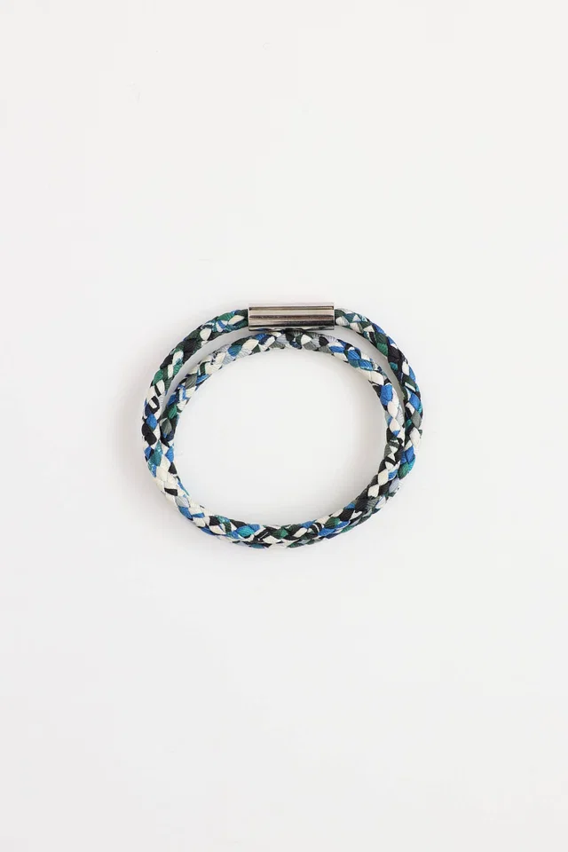 Hermès Goliath Double Tour Silk Wrap Bracelet in Silk from VSP Consignment