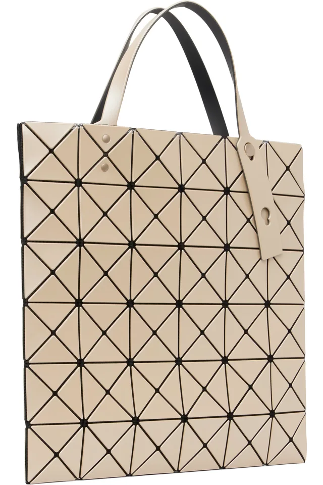 BAO BAO ISSEY MIYAKE Beige Lucent Metallic Tote, photo 2 of 2 from SSENSE