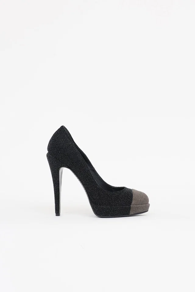 Chanel 2011 Sparkle Cap Toe Pump from VSP Consignment