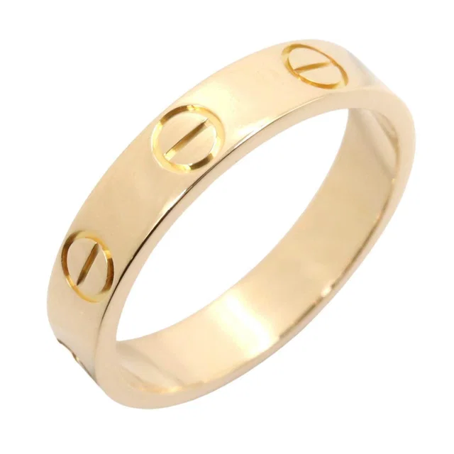 Cartier Mini Love Ring Au750 Ring Size 6.5 from LuxUness