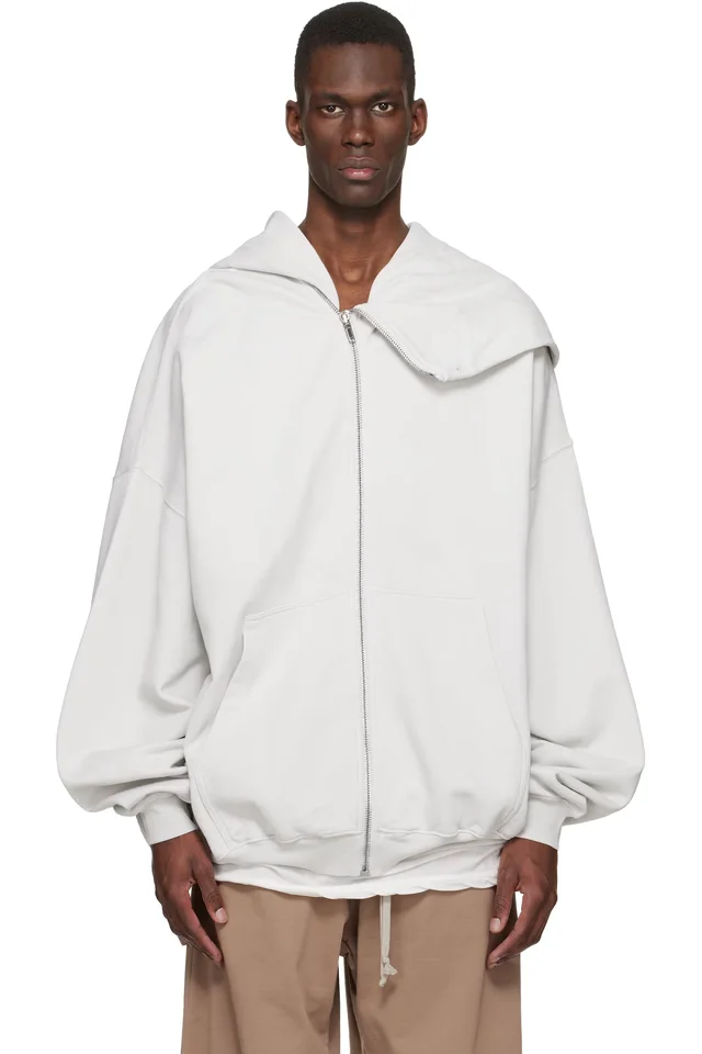 Rick Owens DRKSHDW Off-White Temple Mountain Hun Hoodie, image 1 of 1 from SSENSE
