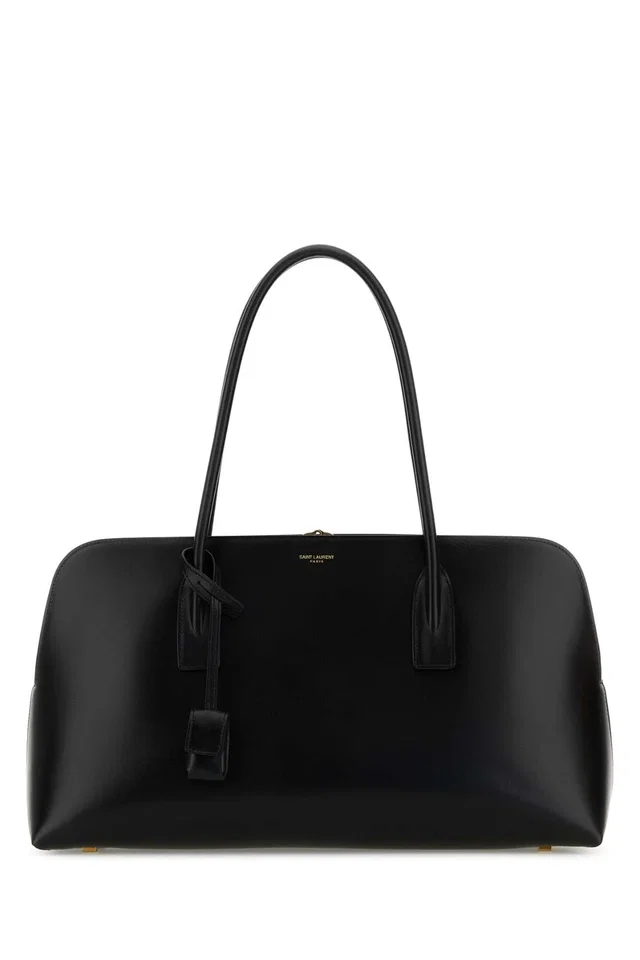 Saint Laurent Regular Shoulder Bag — Black in Black Leather from HEWI