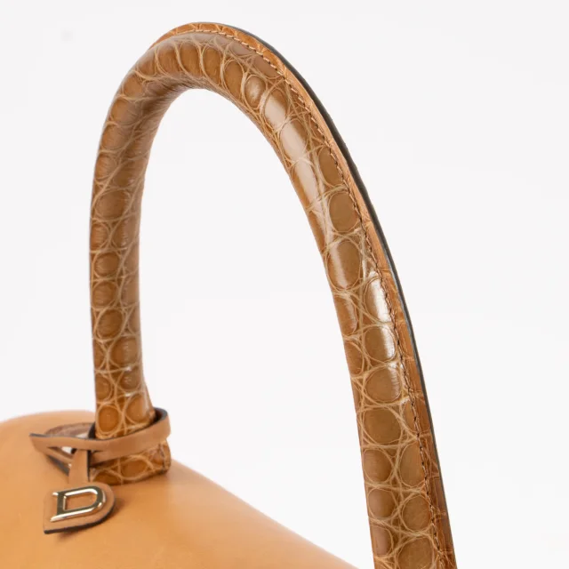 Delvaux Vegetal Alligator/Dream Brillant MM Bag in Crocodile from Labellov, photo 7 of 9