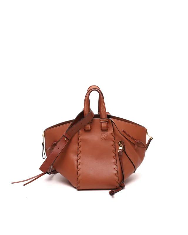 Loewe Small Whipstitch Hammock Bag in Caviar leather from A Retro Tale