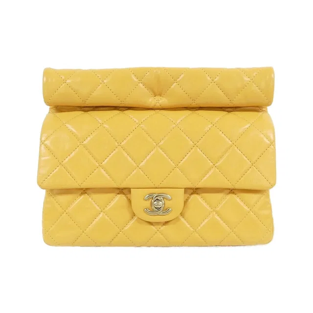Chanel Bag Handbag Yellow in Yellow from The Reluxe