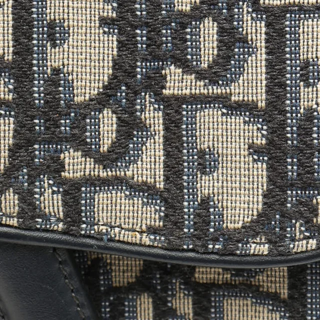 Dior Mini Oblique Saddle Bag in Canvas from A Retro Tale, photo 8 of 11