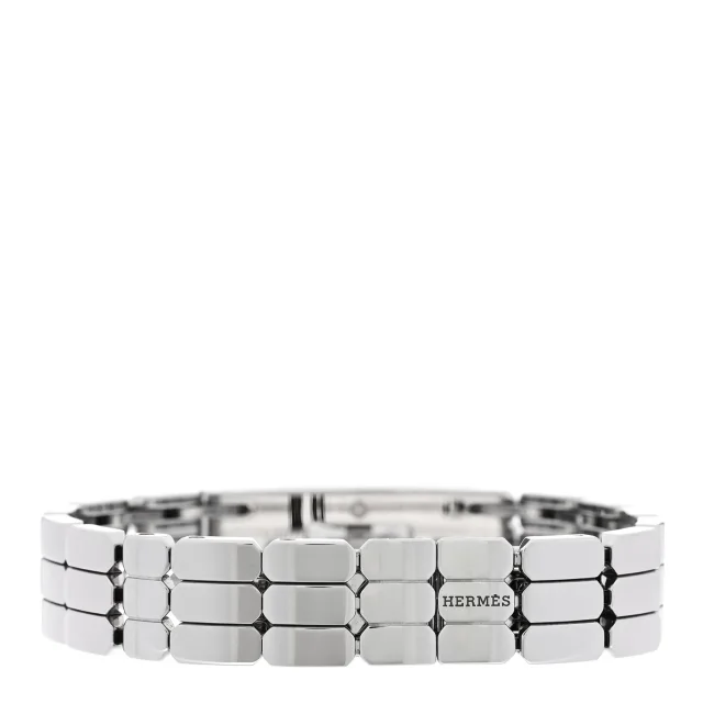 Hermès Stainless Steel Diamond Pave 16mm Kelly Quartz Watch from FASHIONPHILE, photo 3 of 5