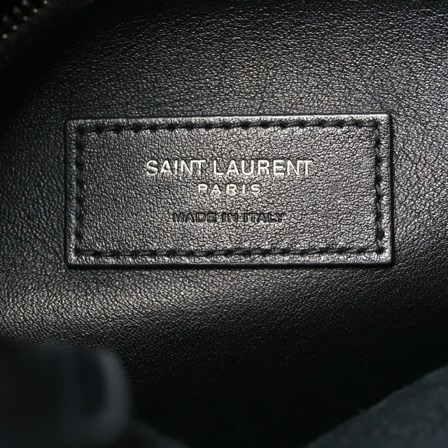 Saint Laurent Supple Calfskin Large Le 5 A 7 Soft Hobo Black in Black Calfskin from FASHIONPHILE, photo 6 of 9
