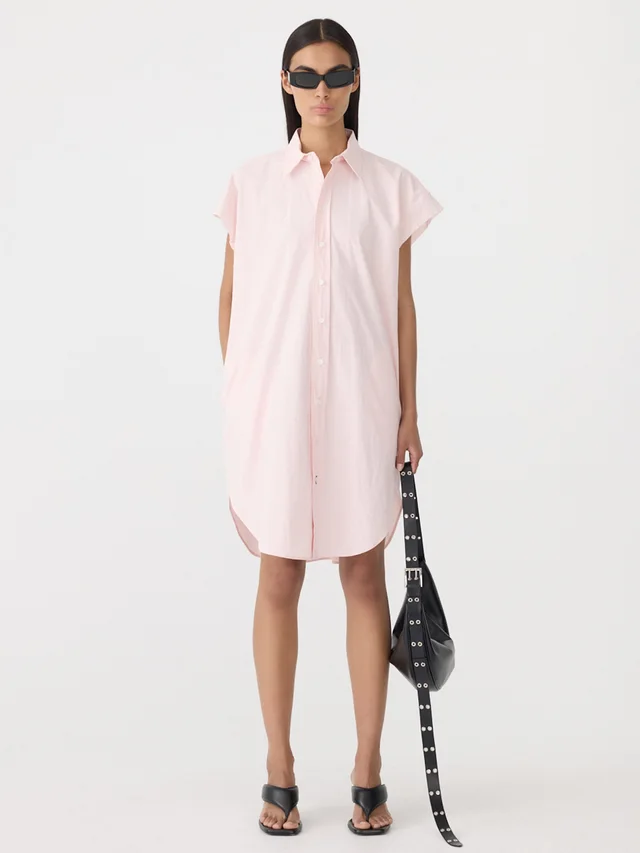 Bassike Crushed Cotton Sleeveless Dress from bassike, photo 1 of 1