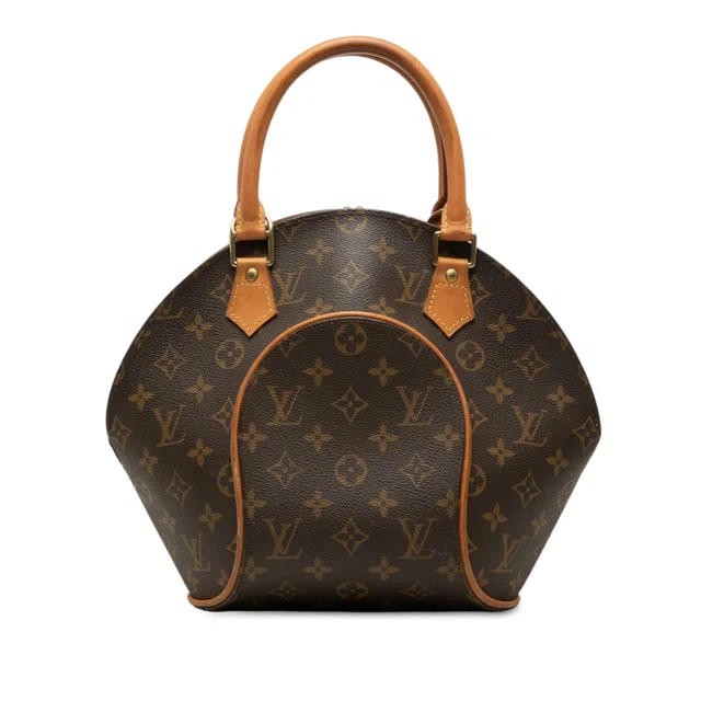 Brown Louis Vuitton Monogram Ellipse PM Handbag in Brown Coated canvas from Designer Revival