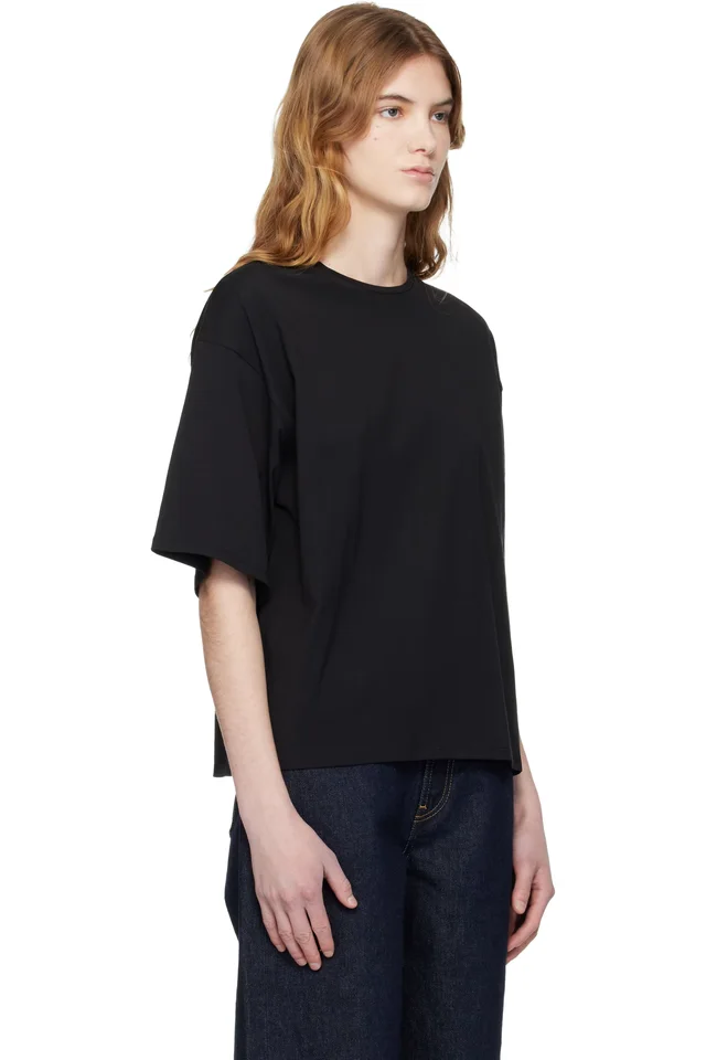 Loulou de Saison Black Osis Oversized T-shirt, photo 2 of 4 from SSENSE