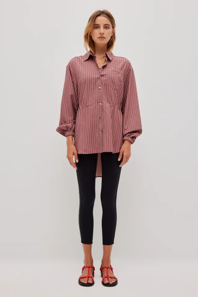 Athletica Oversized Storm Flap Shirt 445 in Pink from Aje, photo 1 of 1