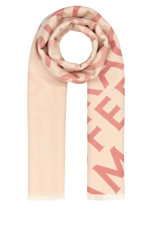 Ferragamo Reversible Wool Blend Scarf — Beige Exterior: Cashmere Scarfs in Beige Cashmere from HEWI