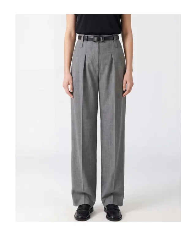 Elisabetta Franchi Belted Pleated Tailored Trousers, photo 3 of 4 from SENSER