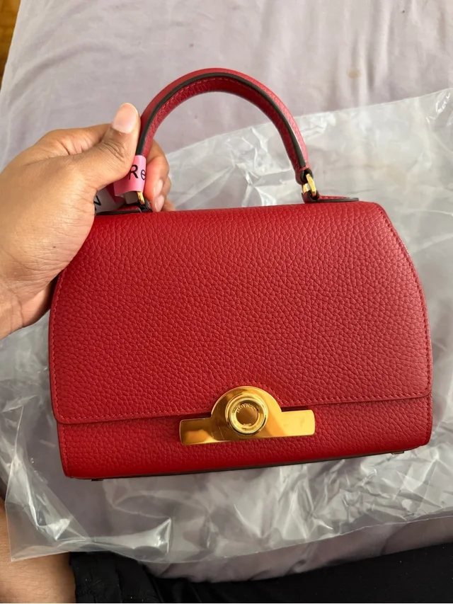 Moynat Rejane Bb Top-Handle Bag in red from Poshmark