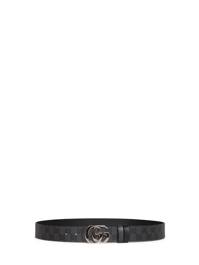 Gucci Belt — Black Cotton in Black Calfskin from HEWI