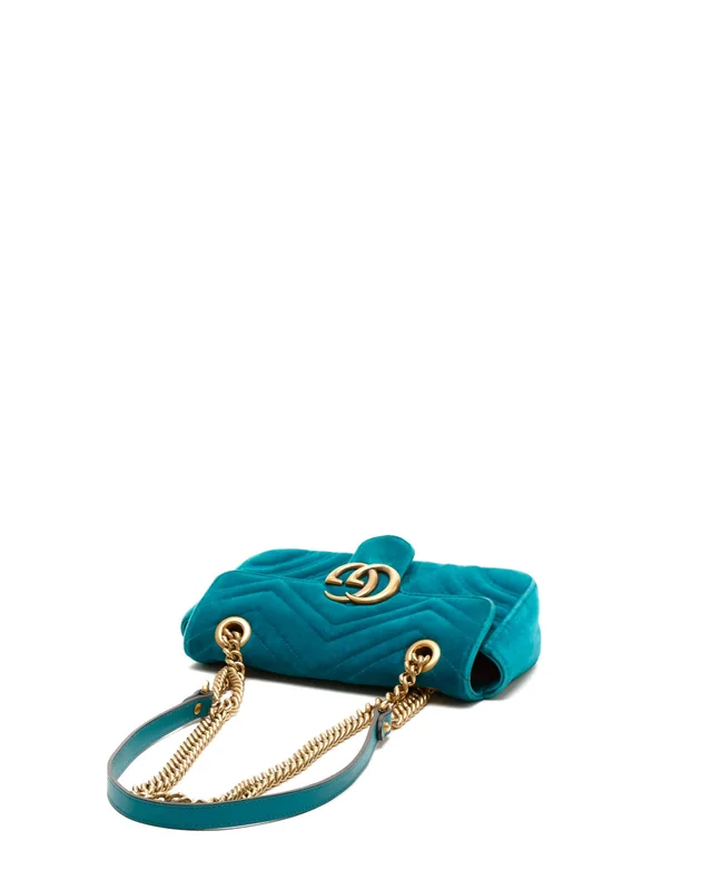 Gucci Small Velvet Marmont Bag in Velvet from A Retro Tale, photo 4 of 7