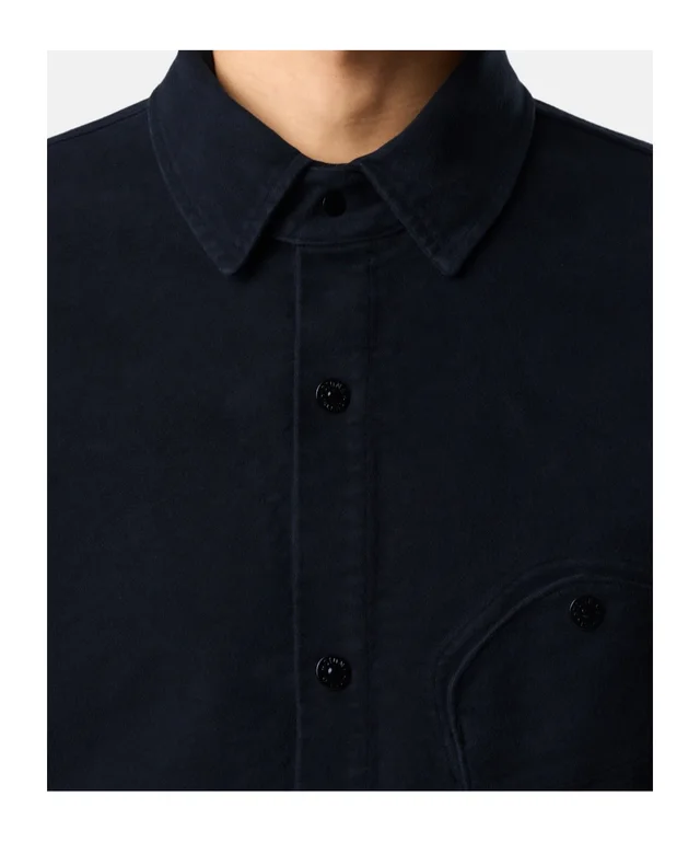 Stone Island logo-patch button-up shirt, photo 3 of 4 from SENSER