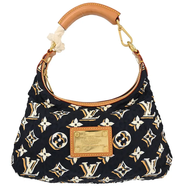 Louis Vuitton 2009 Navy Cruise Bulles PM Handbag M40238 in Navy Nylon from AMORE Vintage Tokyo
