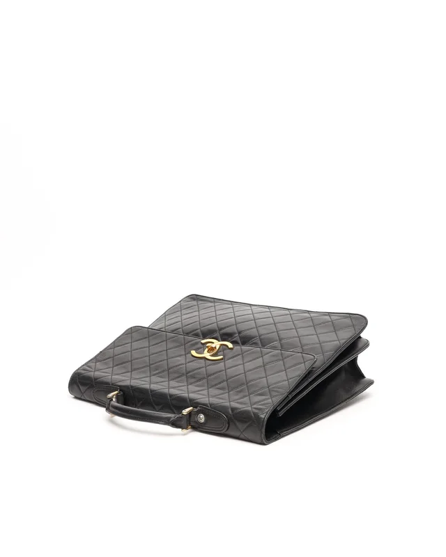 Chanel CC Quilted Lambskin Business Bag in Lambskin from A Retro Tale, photo 5 of 16