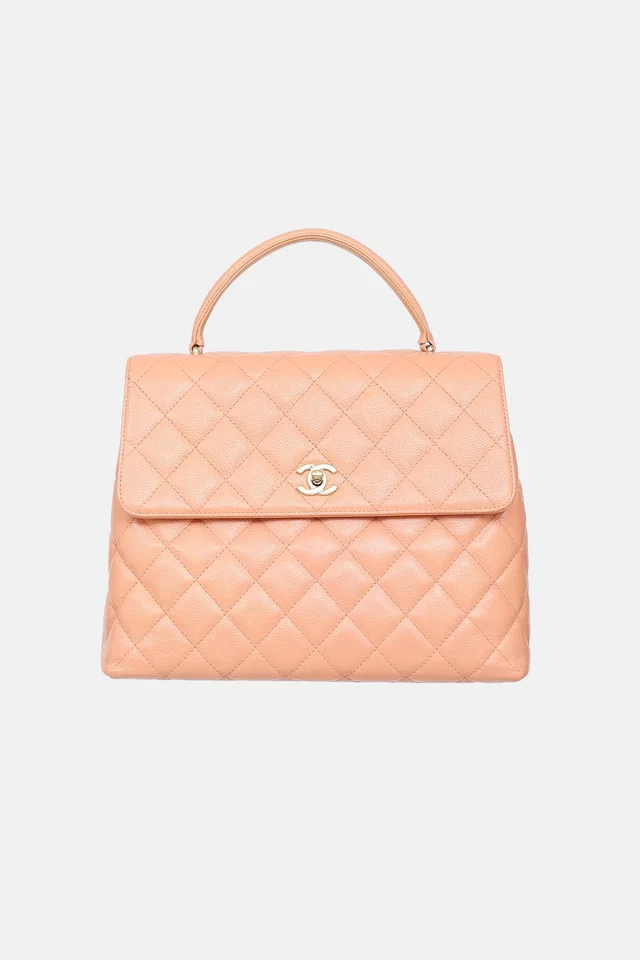 Chanel 2004 Caviar Medium Kelly Top Handle Bag in Caviar leather from VSP Consignment