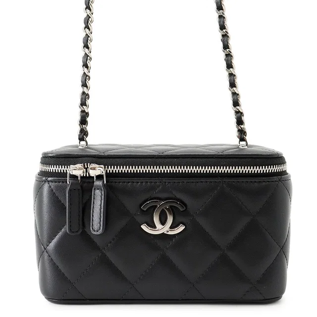 Chanel Matelasse Coco Gradation Vanity Shoulder Bag BlackAP3697 Lambskin in Lambskin from GALLERY RARE