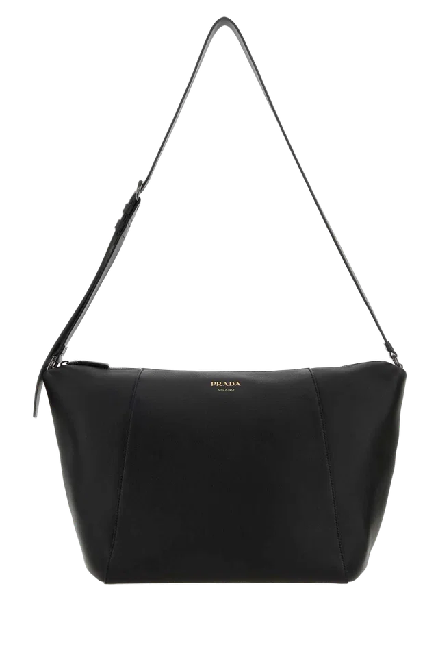 Prada Nappa Leather Crossbody Bag — Black in Black Nappa leather from HEWI