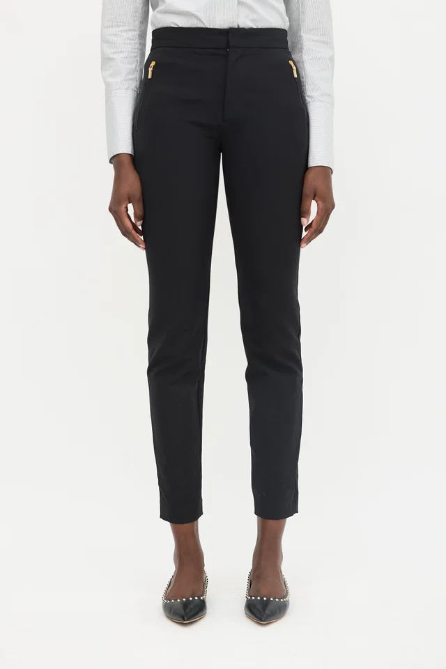 Gucci 2000s Slim Leg Trouser in Nylon from VSP Consignment