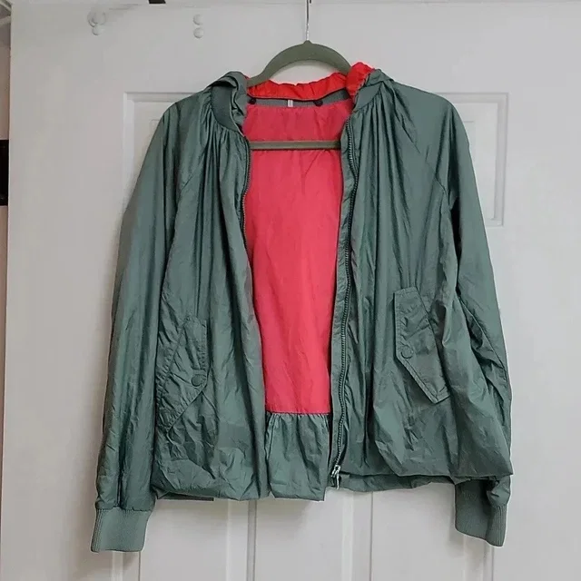 Moncler Girls Jacket in gray|pink from Poshmark