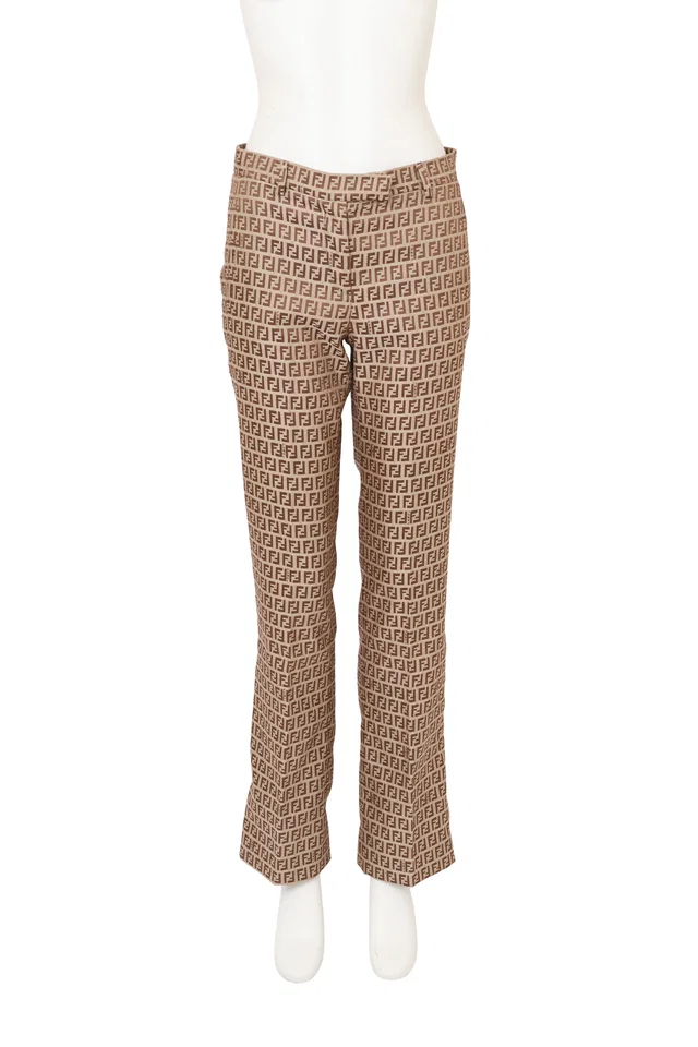 Fendi Zucca Monogram Slim Trouser from Recess LA