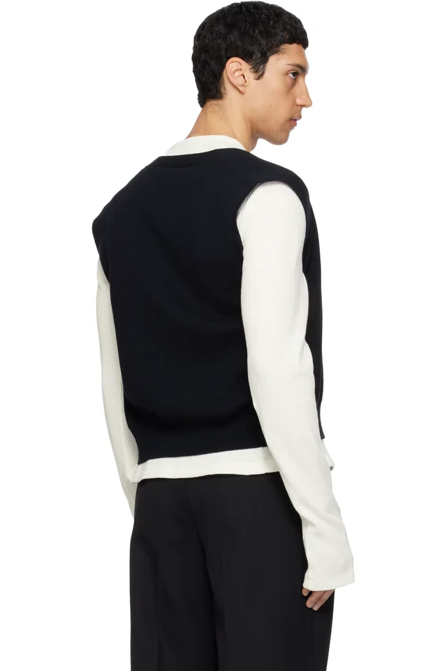 CARRER Black Cove Vest, photo 3 of 4 from SSENSE