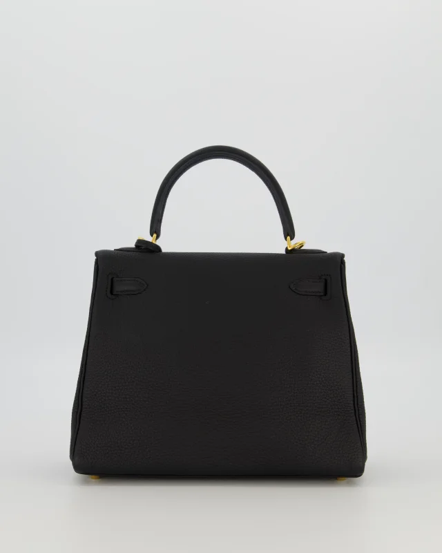Hermès Kelly 25 Retourne Bag in Black Togo leather from Sellier, photo 6 of 22