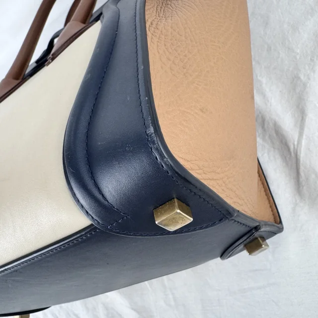 Celine Micro Luggage Tricolor Bag in calfskin from Reowned, photo 17 of 17