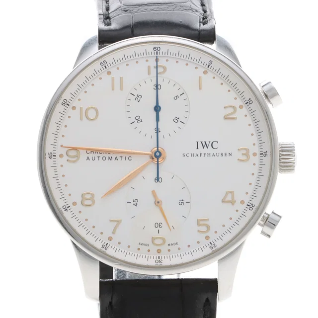 IWC 포르투기저 크로노 스틸 시계 (IW371445) from GUGUS