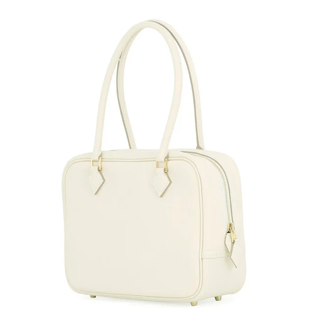 Hermès Plume Mini Craie Swift Leather in White Swift leather from GALLERY RARE