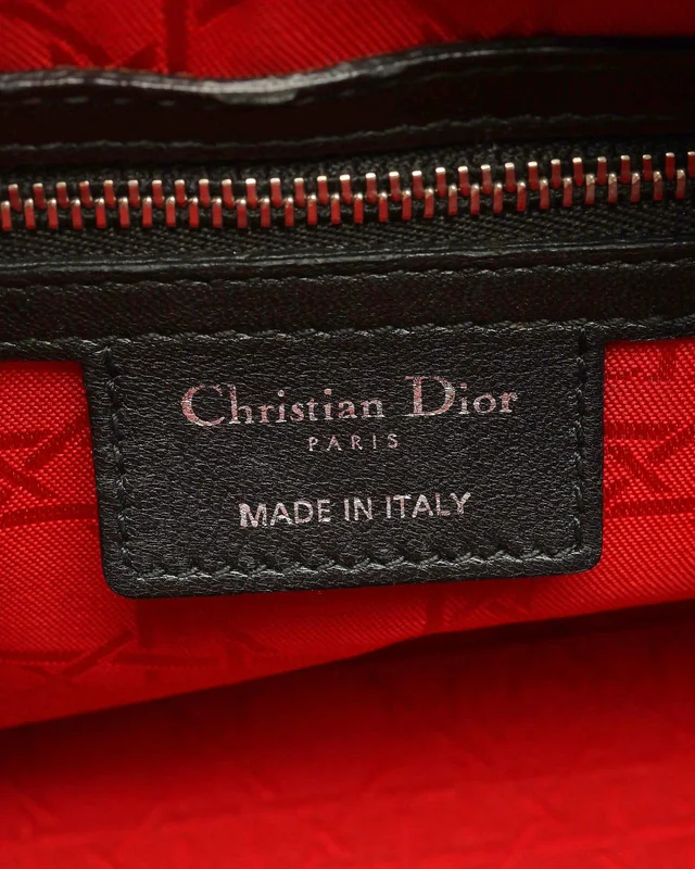Medium Lady Dior Bag in Leather from A Retro Tale, photo 9 of 10