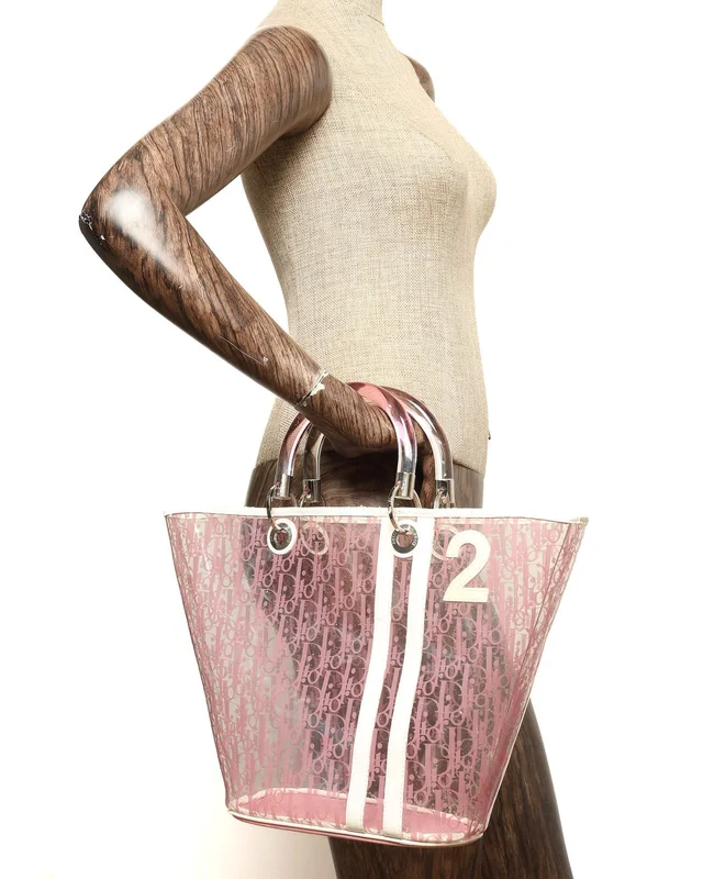 Dior 2004 John Galliano PVC Diorissimo Tote Bag in Leather from A Retro Tale, photo 9 of 9