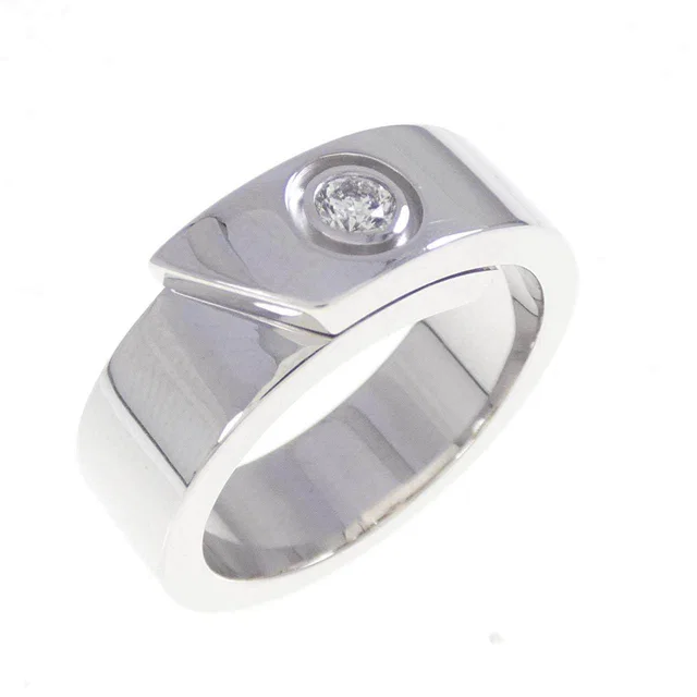 Cartier Anniversary 750 White Gold Diamond Ring Size 47 in White from LuxUness