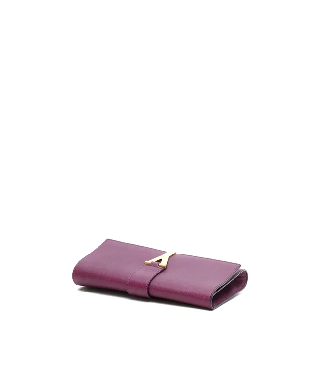 Saint Laurent Y Line Clutch Bag in Leather from A Retro Tale, photo 4 of 10