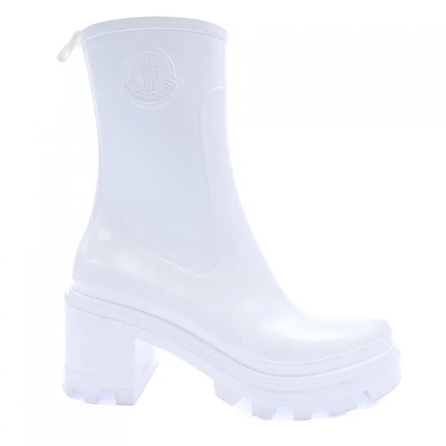 Moncler Boots White in White from The Reluxe