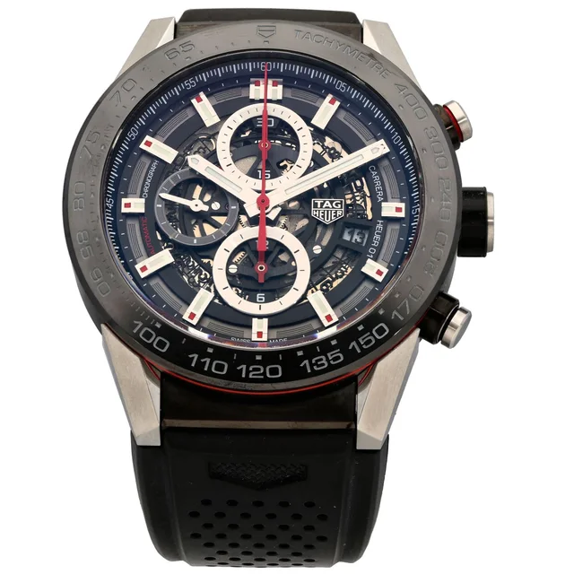 TAG Heuer Carrera CAR2A1Z 45mm Stainless Steel Watch from H&T