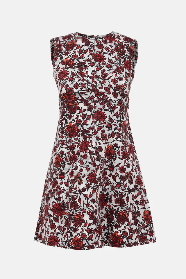 Louis Vuitton Floral Denim Dress in Denim from VSP Consignment