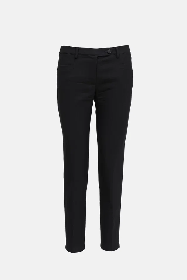 Prada 2015 Wool Slim Trouser in Wool from VSP Consignment